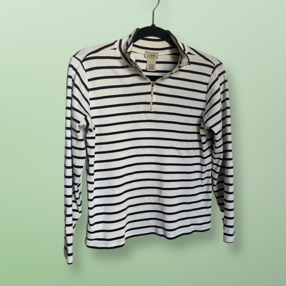 LLBean Knit 1/4 zip - Picture 6 of 12